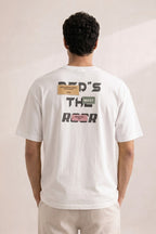 White Fun Print T-Shirt For Men