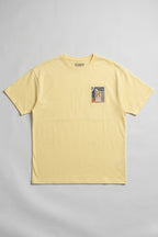 Yellow "R" Print T-Shirt For Men