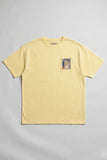Yellow "R" Print T-Shirt For Men