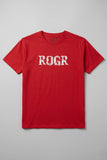 Red Robotic ROGR Print T-Shirt For Men