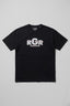 Black RGR Print T-Shirt For Women
