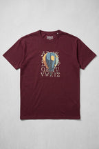 Dark Purple Air Balloon Print T-Shirt For Women