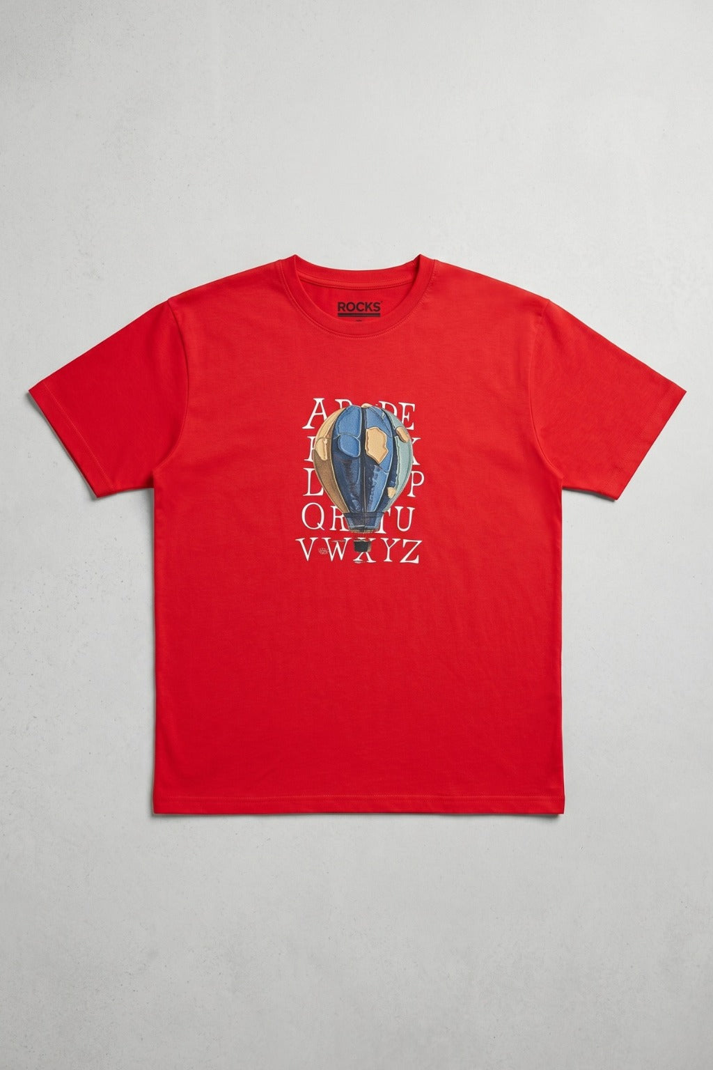 Red Air Ballon Print T-Shirt For Women