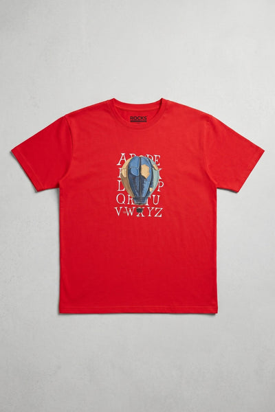 Red Air Ballon Print T-Shirt For Women
