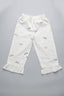 White Airplane Star Print Flapper For Girls