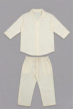 Skin Co-ord Ribbed Fabric Suit For Women