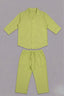 Green Co-ord Ribbed Fabric Suit For Women