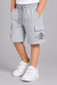 Hazel Grey Double Pocket Jersy Fabric Shorts