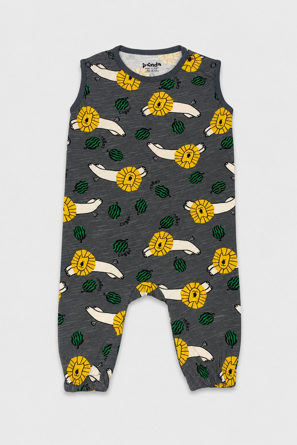 Grey Lion Full Body Romper Main image