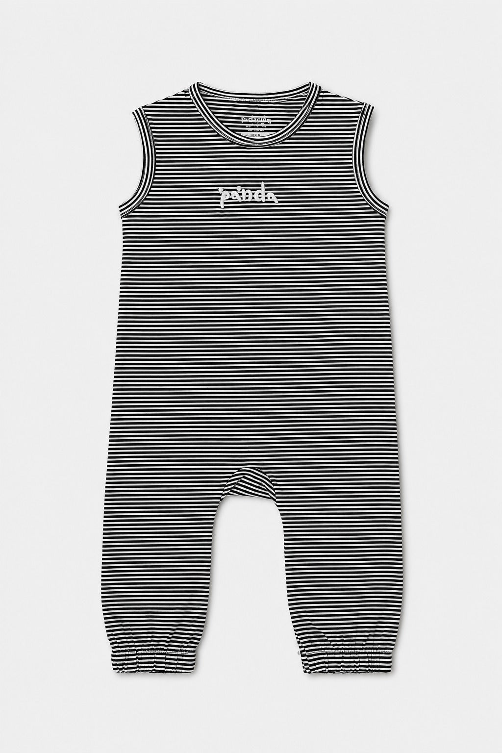Black & White Stripes Full Body Romper