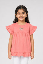 Pink Flowers T-shirt Top