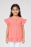 Pink Flowers T-shirt Top