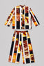 Multi Motel Print Co-Ord Linen Fabric Suit