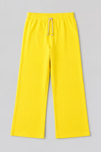 Yellow Plain Dri-Fit Fabric Flapper