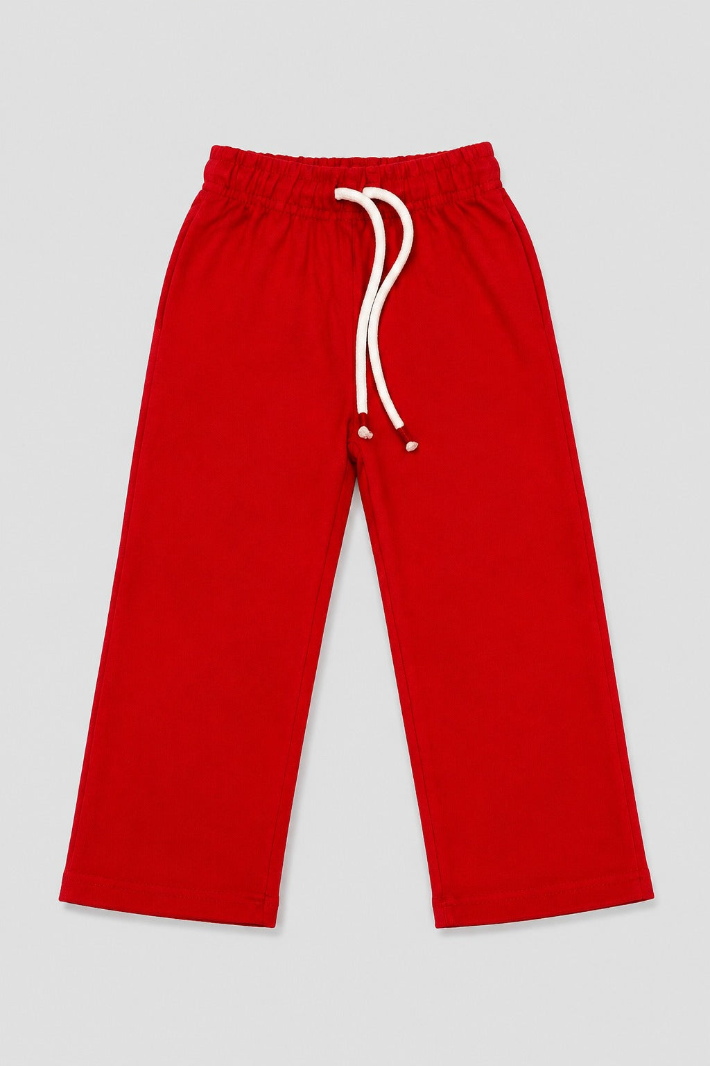 Red Plain Jersy Fabric Pajama