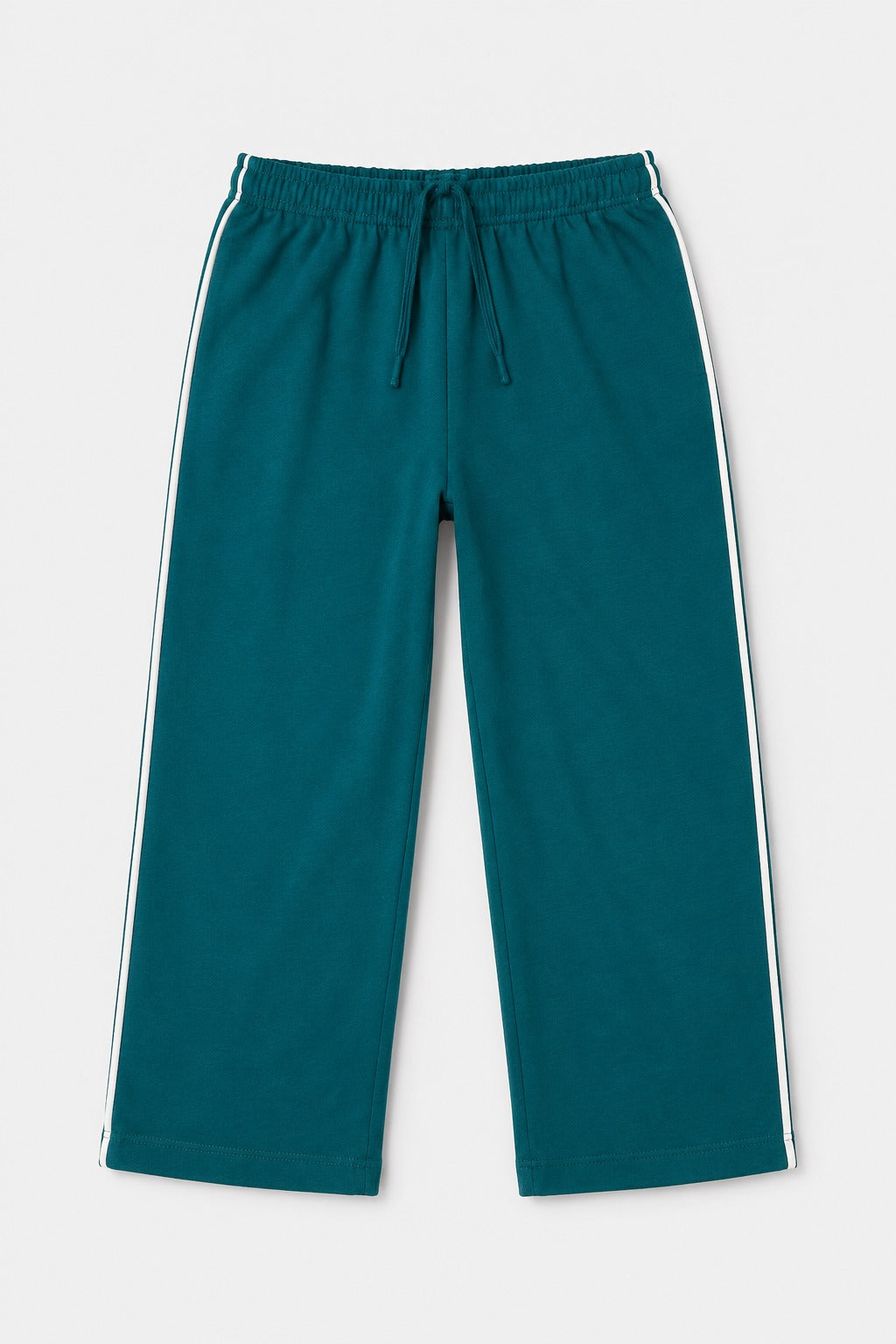 Teal Blue Line Jersy Fabric Pajama