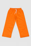 Orange Plain Jersy Fabric Pajama