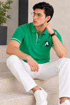 Green Big Boy Relax Fit Polo