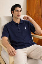 Navy Blue Relax Fit Polo