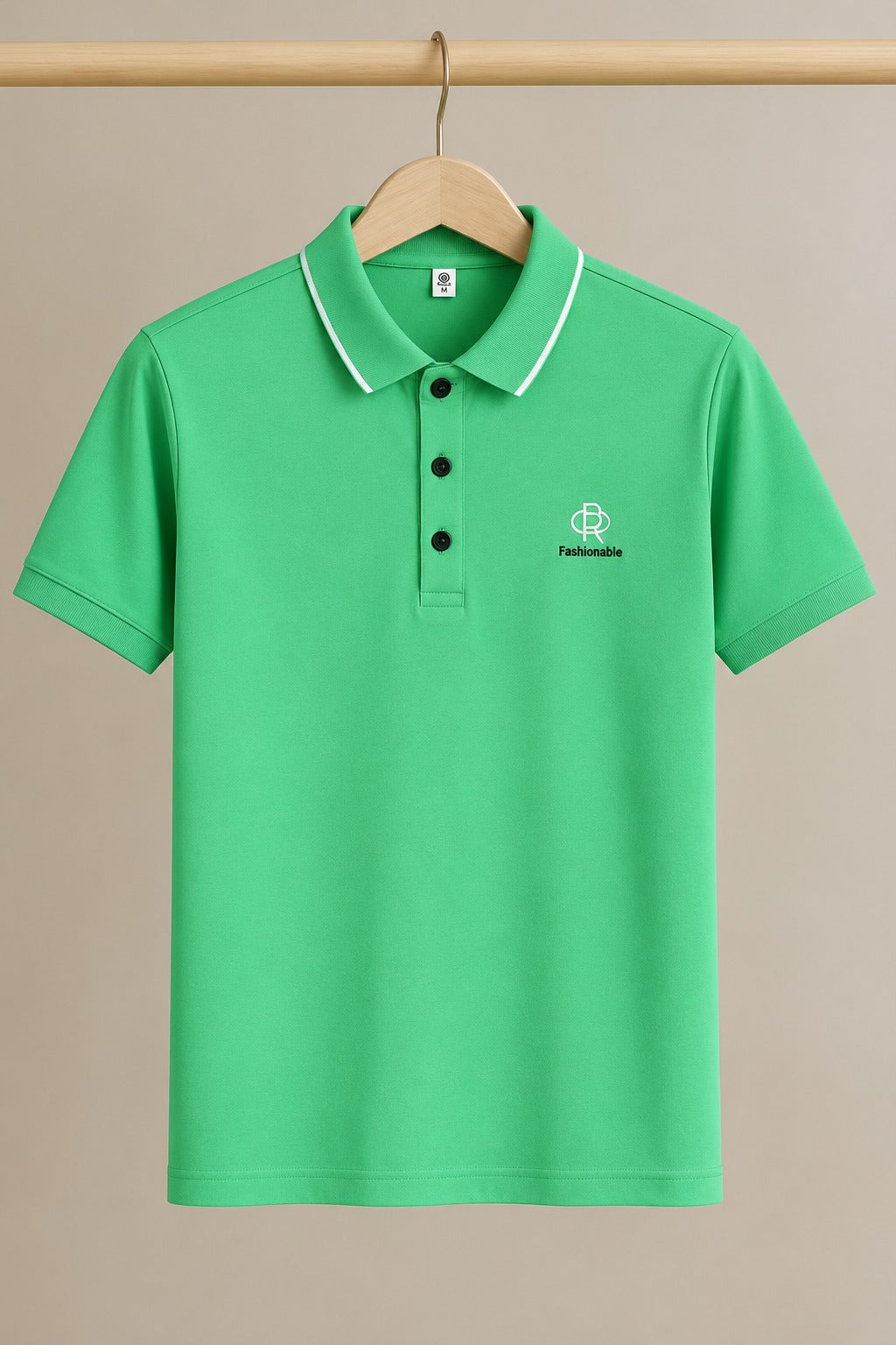 Green Fashionable Relax Fit Polo