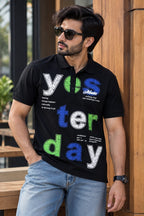 Black Yesterday Relax Fit Polo