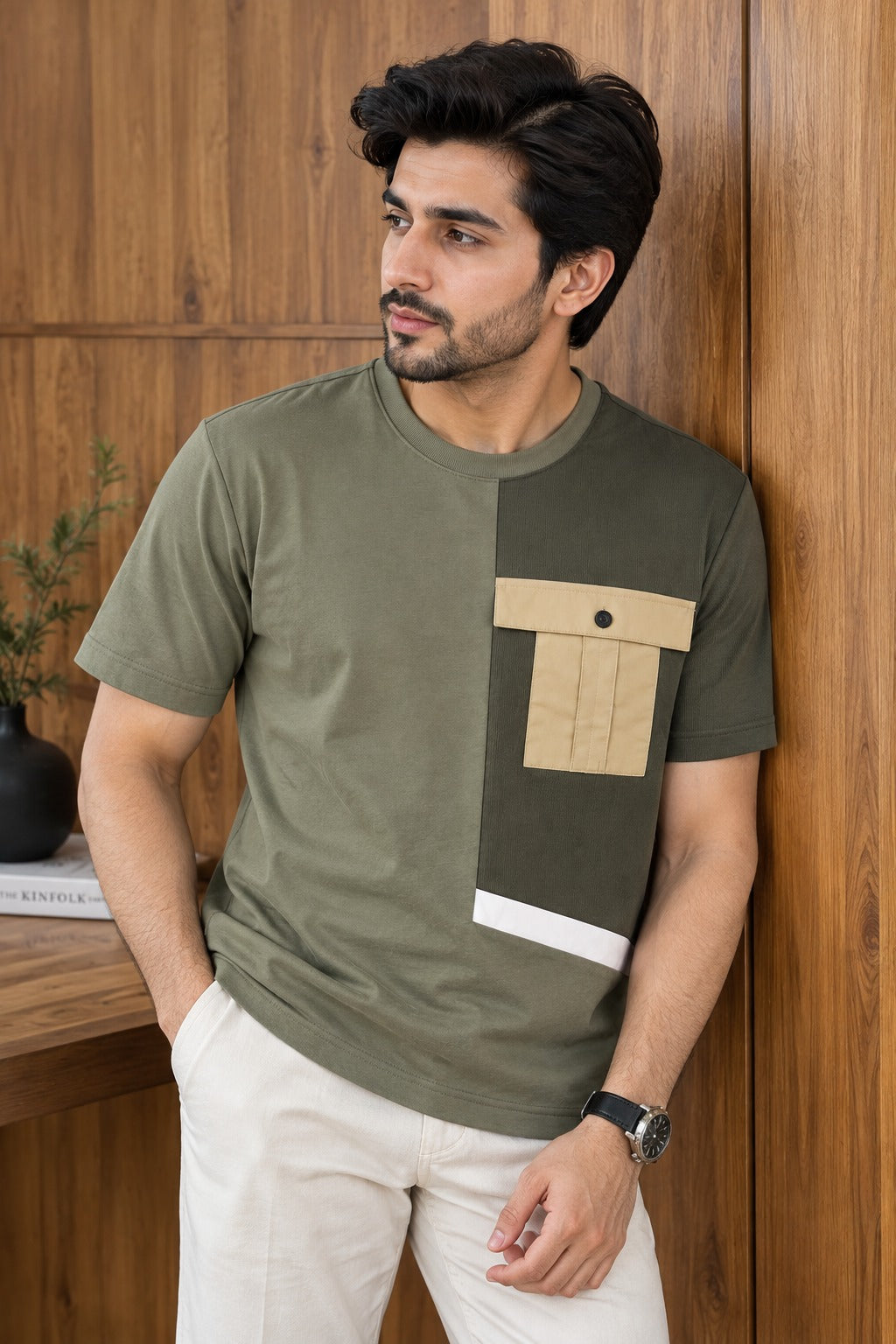 Front Pocket Relax Fit Tees Secondary image