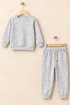 Blue Flowers Cozy Luxe Suit