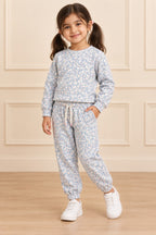 Blue Flowers Cozy Luxe Suit