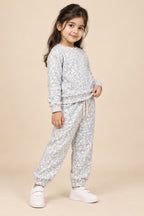 Blue Flowers Cozy Luxe Suit