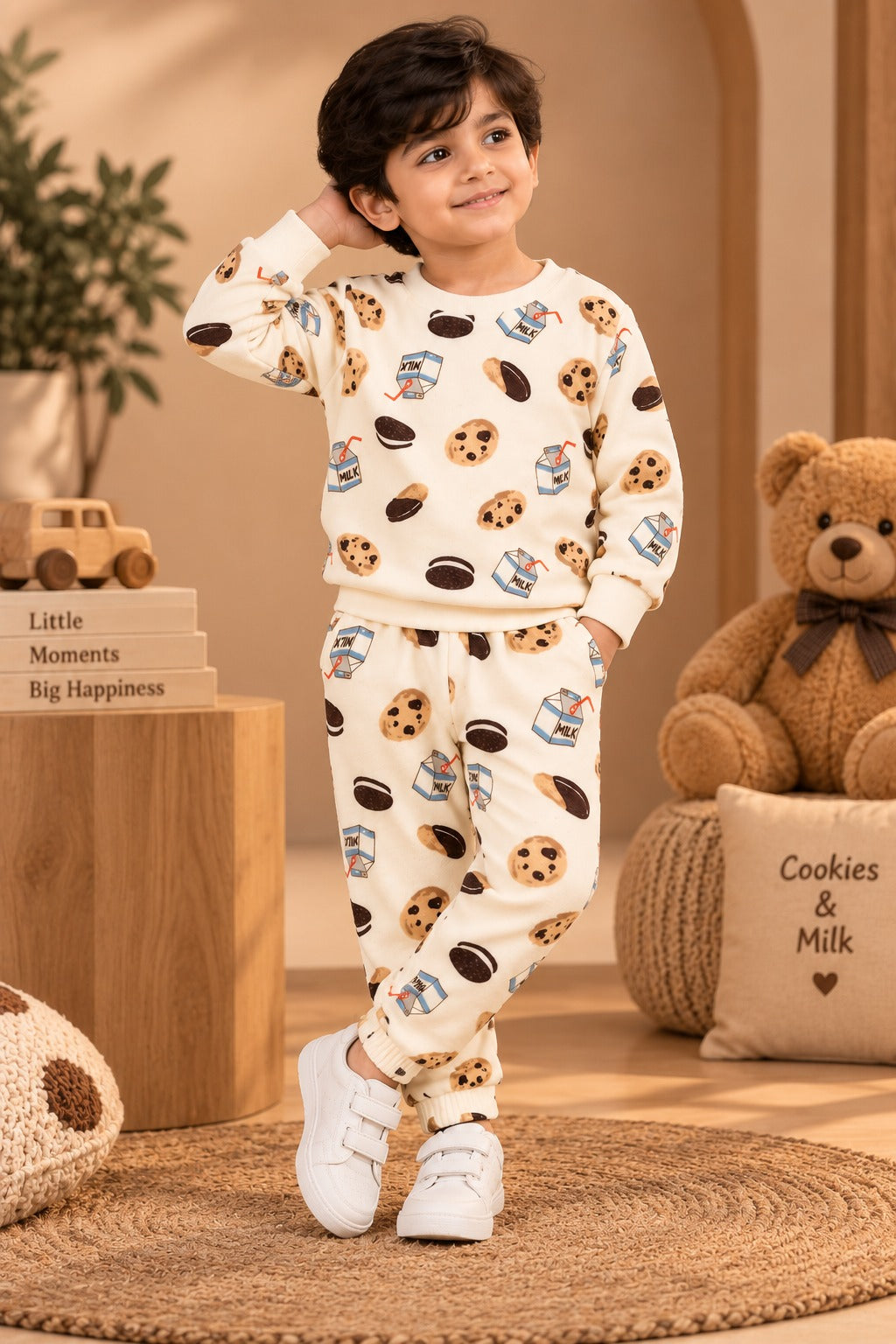 Cream Cookies Cozy Luxe Suit