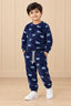 Navy Blue Trucks Cozy Luxe Suit