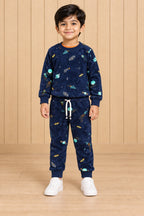 Navy Blue UFO Cozy Luxe Suit