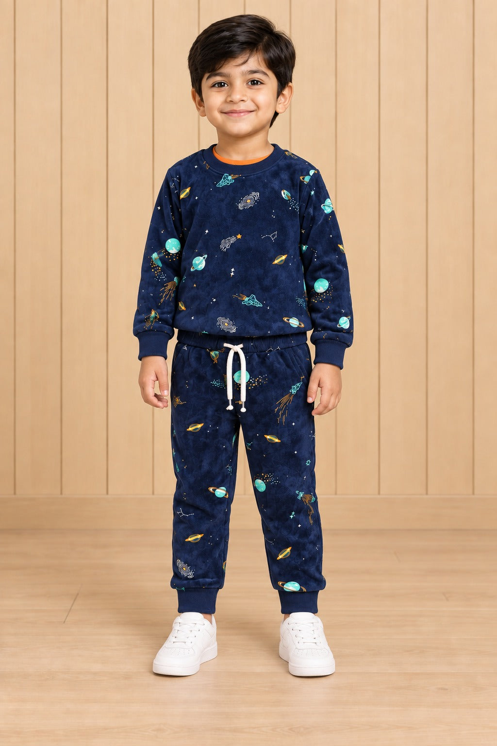 Navy Blue UFO Cozy Luxe Suit