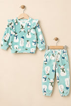 Blue Snow Man Cozy Luxe Suit