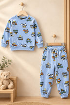 Blue Ice-Cream Bus Cozy Luxe Suit