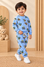 Blue Ice-Cream Bus Cozy Luxe Suit