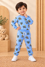 Blue Ice-Cream Bus Cozy Luxe Suit
