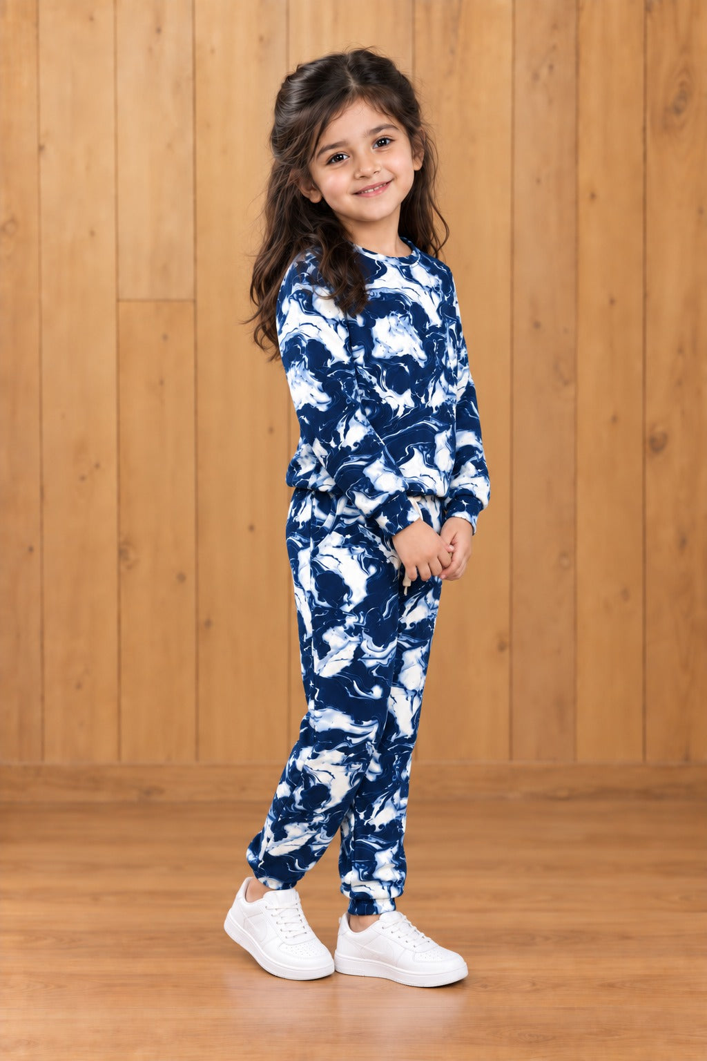 Navy Splash Cozy Luxe Suit