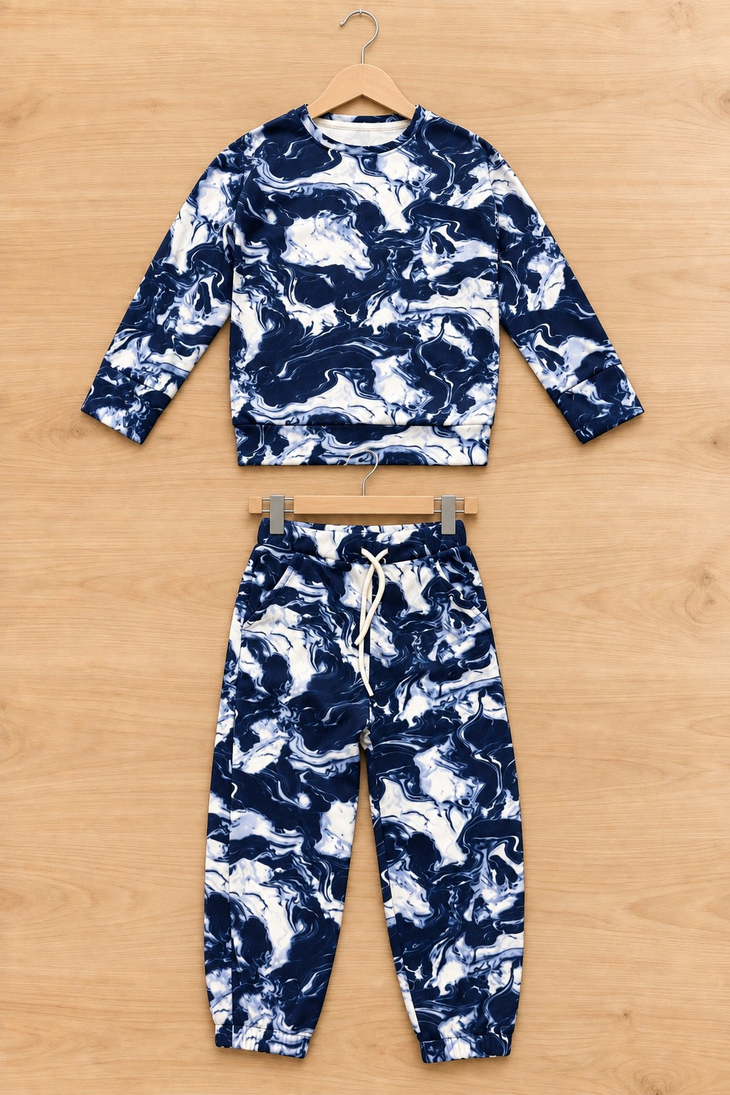 Navy Splash Cozy Luxe Suit