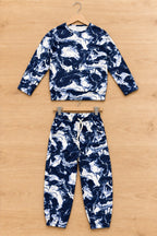 Navy Splash Cozy Luxe Suit