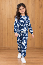Navy Splash Cozy Luxe Suit
