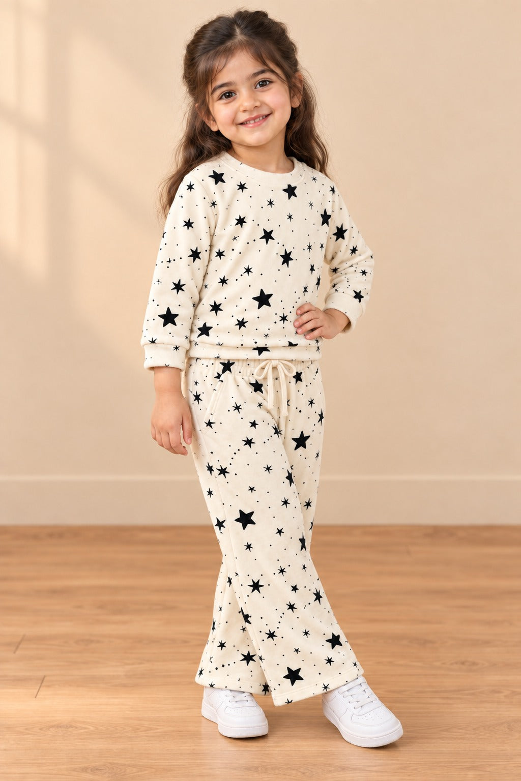 White Stars Cozy Luxe Suit