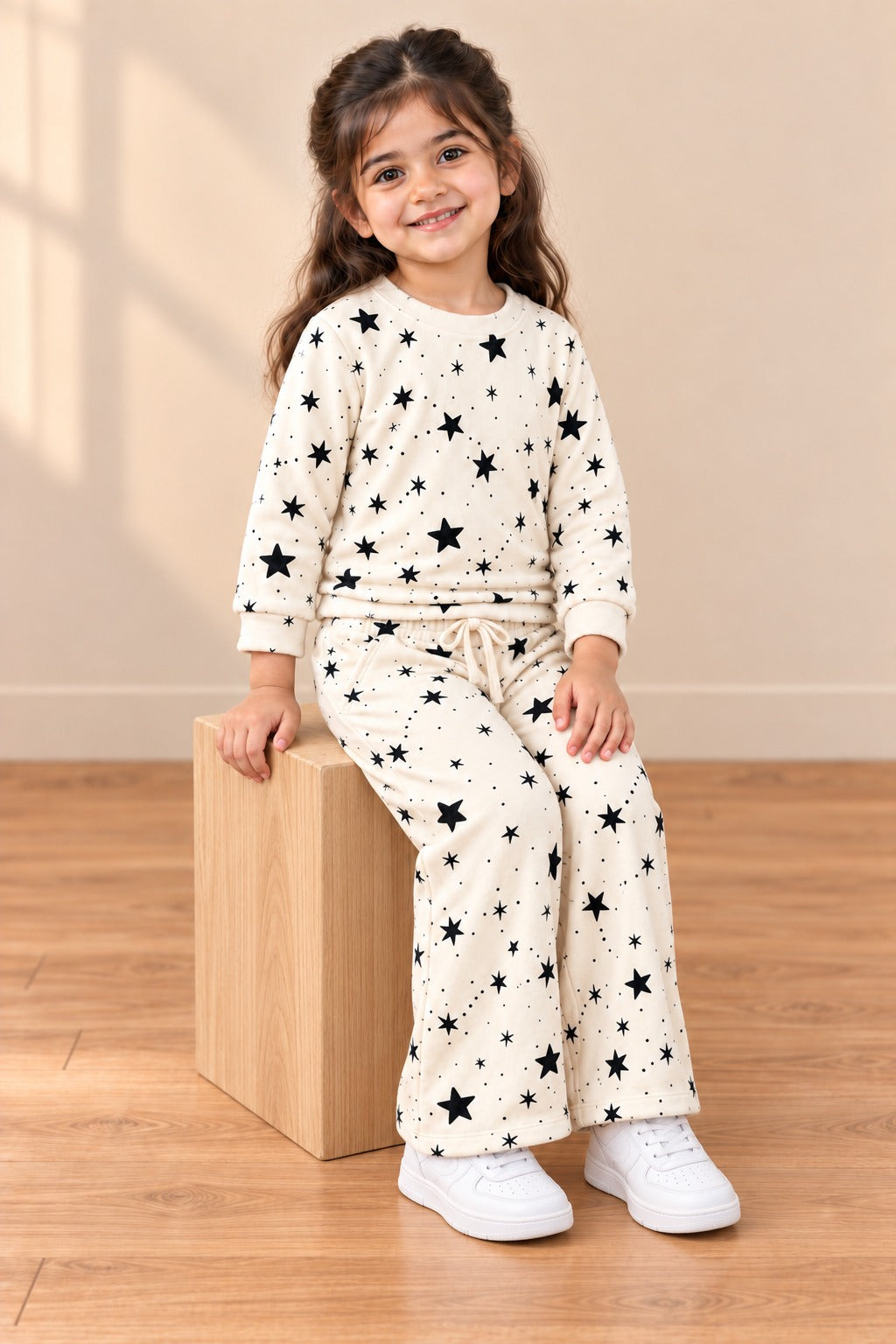 White Stars Cozy Luxe Suit