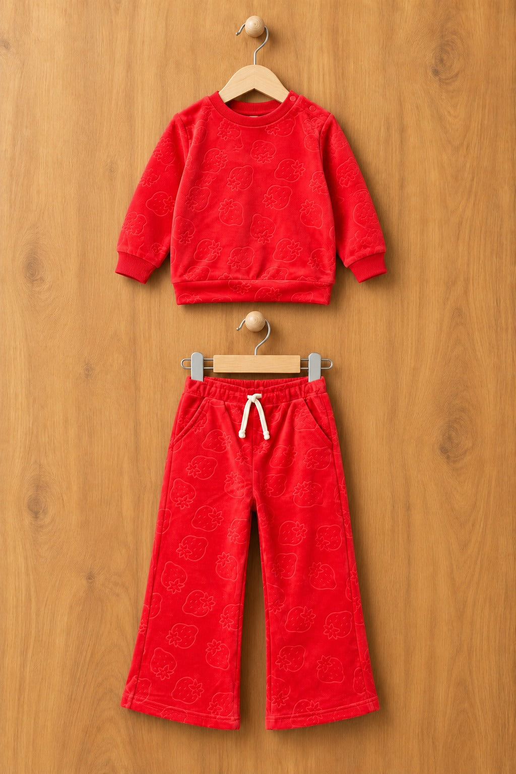 Red Strawberry Cozy Luxe Suit