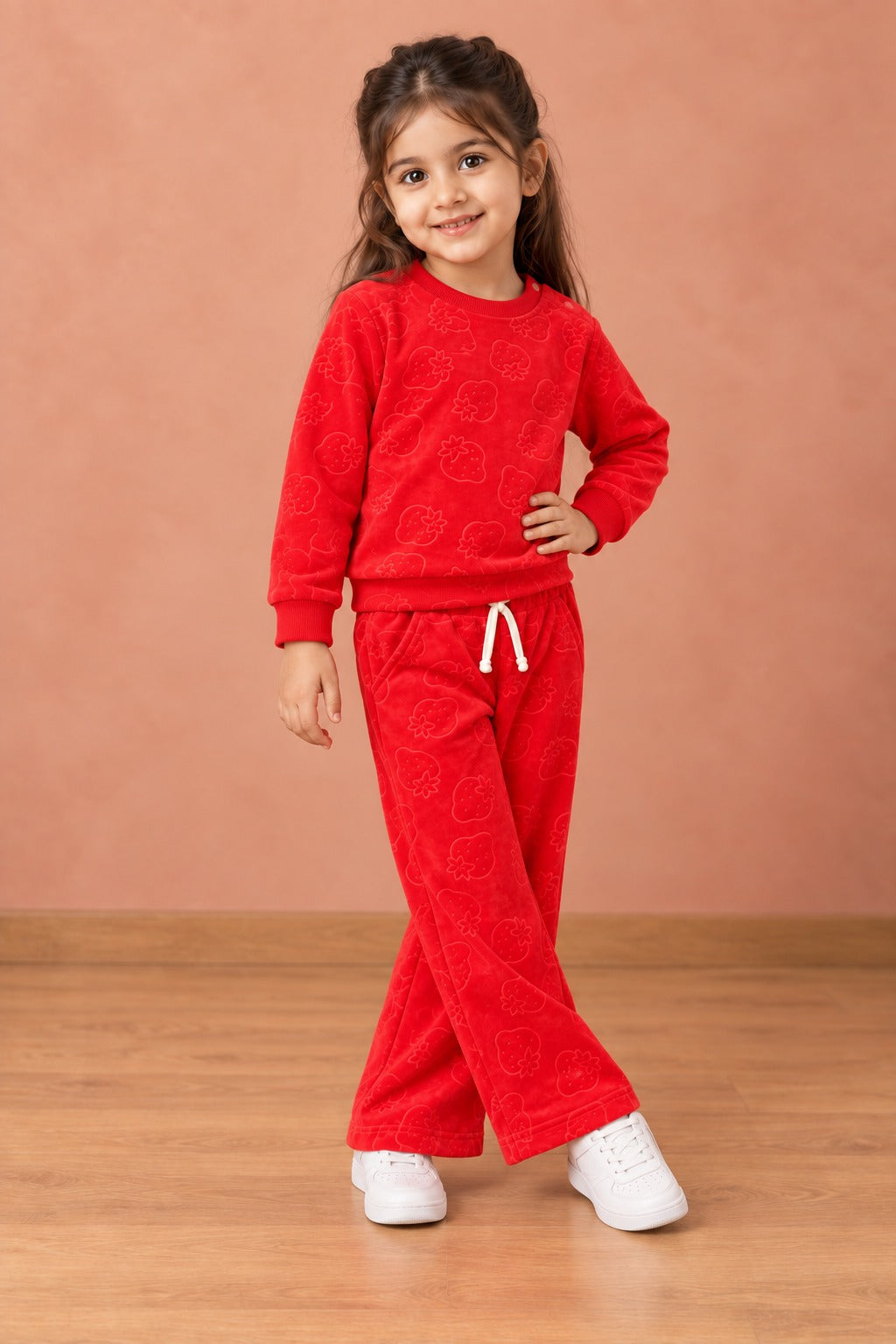 Red Strawberry Cozy Luxe Suit
