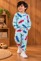 Blue Pencil Cozy Luxe Suit