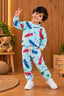 Blue Pencil Cozy Luxe Suit