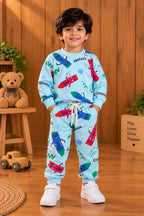Blue Pencil Cozy Luxe Suit