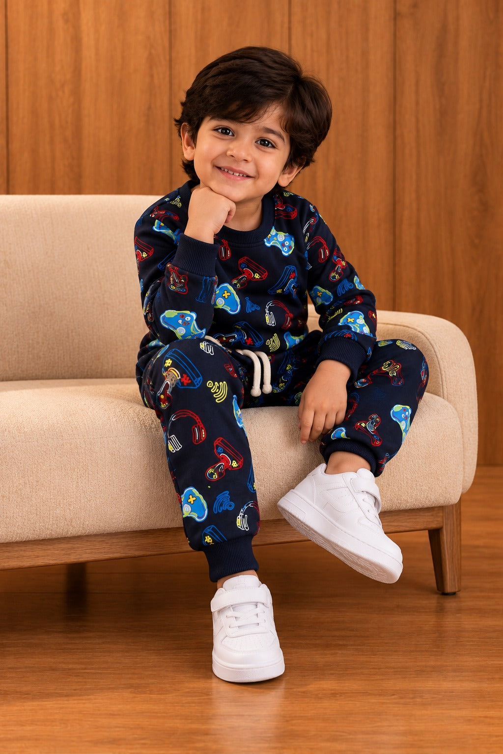 Navy Gaming Remote Cozy Luxe Suit