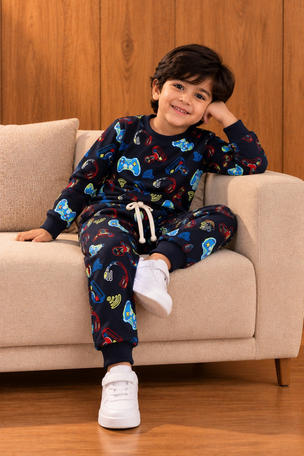 Navy Gaming Remote Cozy Luxe Suit
